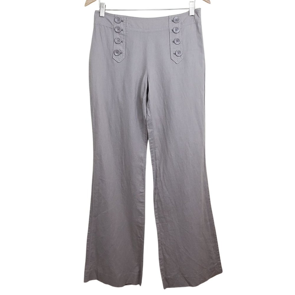 Banana Republic Factory NWOT Linen Wide Leg Sailor Pant Women's 6 Beige Tan